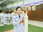 พิธีในภาคค่ำ ในการวางพานพุ่มและถวายพระพรชัยมงคลเนื่องในโอกาสวันเฉลิมพระชนมพรรษา สมเด็จพระน...